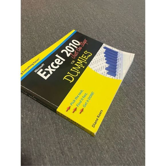 Microsoft excel 2010 for dummies how to & step by step book￼ - Picture 3 of 7